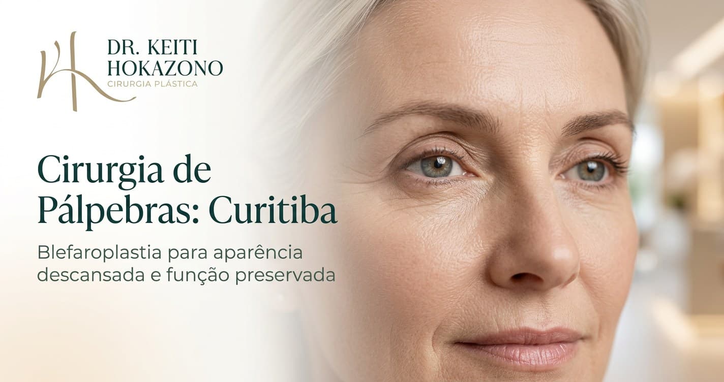 Cirurgia de Pálpebras: Curitiba: imagem de capa para artigo informativo do Dr. Keiti Hokazono em Curitiba.