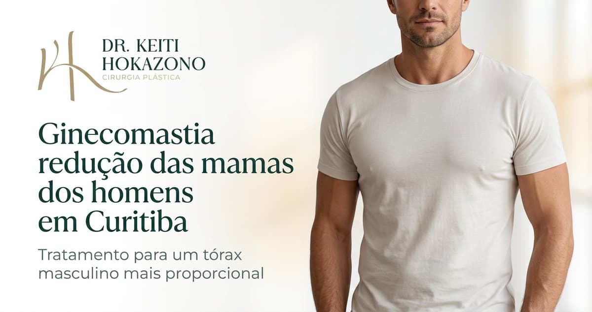 Imagem relacionada ao artigo Ginecomastia redução das mamas dos homens em Curitiba